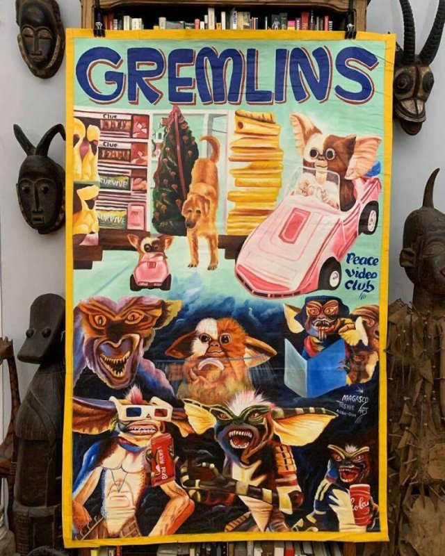 Weird African Hand-Painted Movie Posters (41 pics)