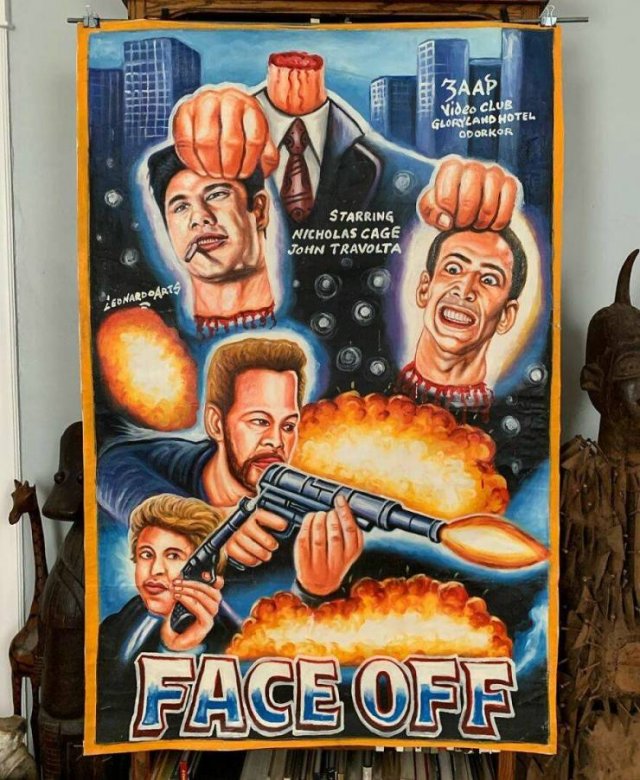Weird African Hand-Painted Movie Posters (41 pics)