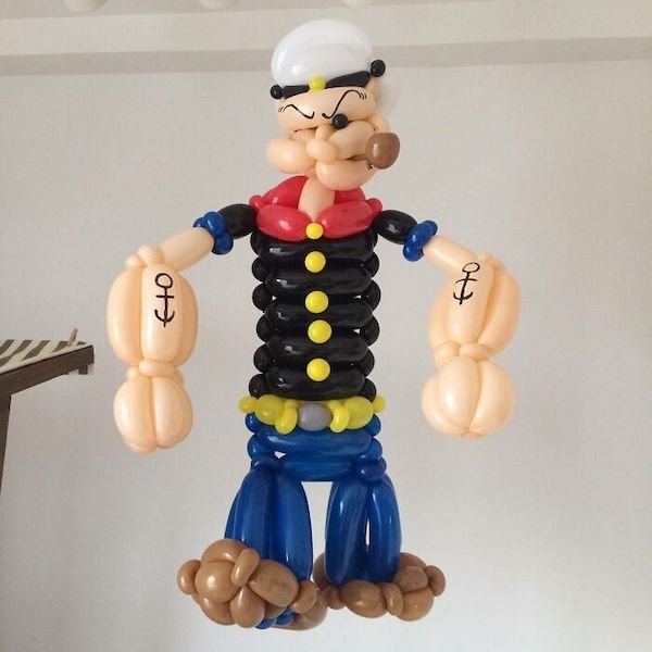 Balloon Sculptures Of Famous Characters (30 pics)