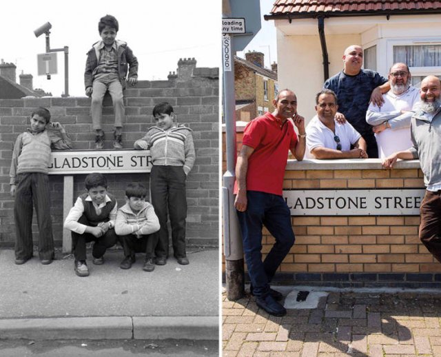 Photographer Recreates 40-Year-Old Photos With The Same Heroes (29 pics)