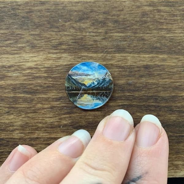 Tiny Coin Paintings (34 pics)