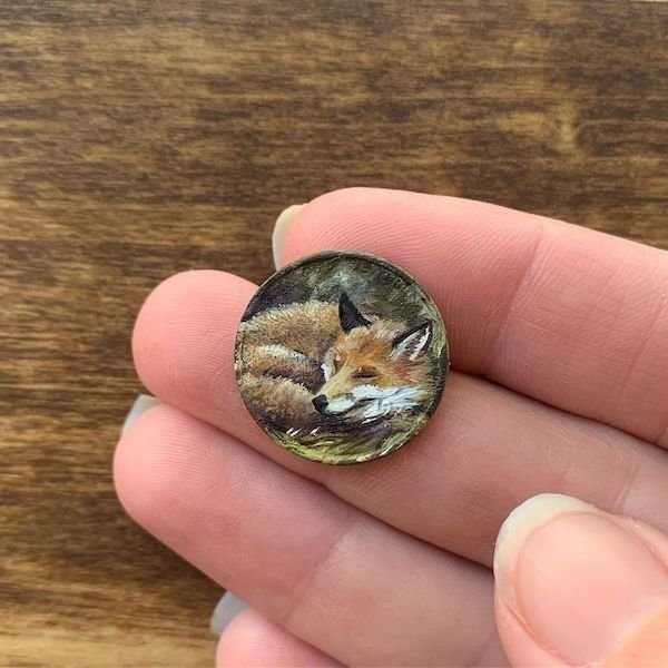 Tiny Coin Paintings (34 pics)