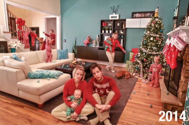 This Family Creates Christmas Card Every Year (19 pics)