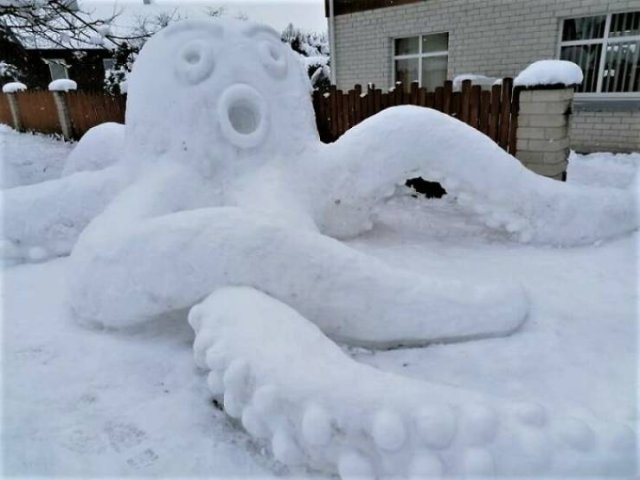 Amazing Snow Sculptures (47 pics)