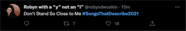 Songs That Describe 2021 Tweets (24 pics)