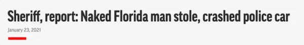 'Florida Man' Headlines (37 pics)