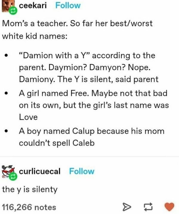 When Parents Give Odd Names To Their Children (24 pics)