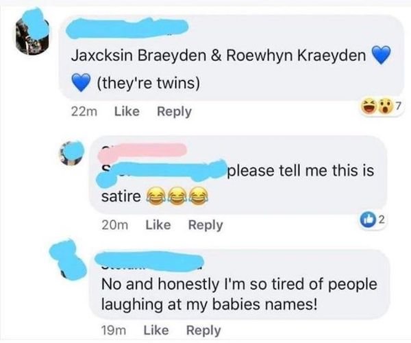 When Parents Give Odd Names To Their Children (24 pics)
