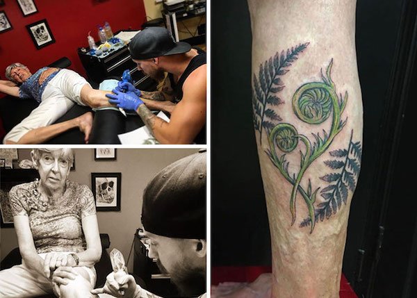 Old People With Great Tattoos (30 pics)