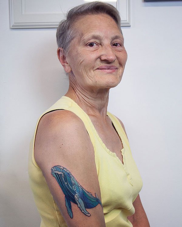 Old People With Great Tattoos (30 pics)