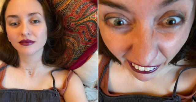 Funny Selfies VS Pretty Ones (18 pics)