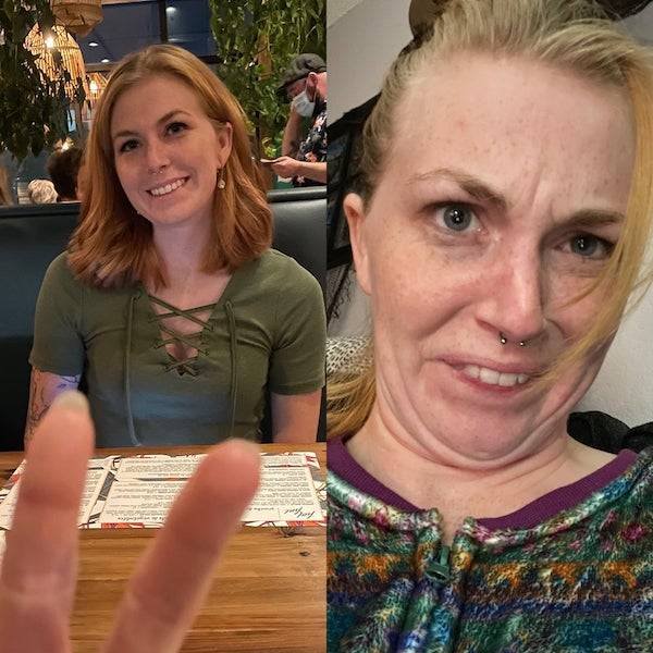 Funny Selfies VS Pretty Ones (18 pics)