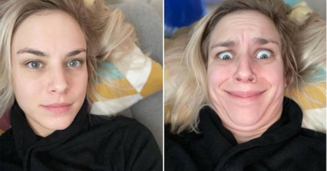Funny Selfies VS Pretty Ones (18 pics)