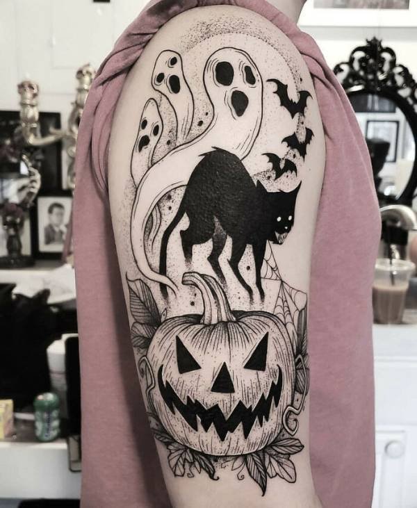 Halloween Tattoos (25 pics)