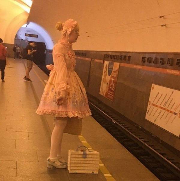 Oddities In The Subway (31 pics)