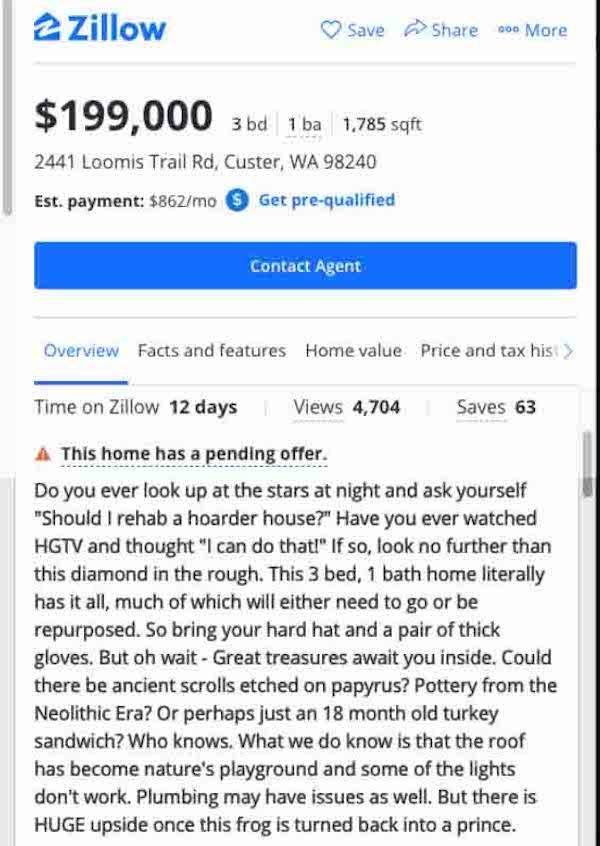 Strange Estate Listings (31 pics)