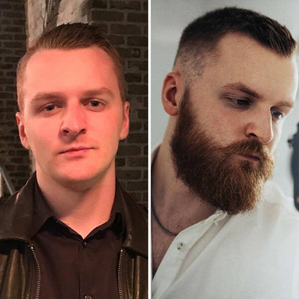 With And Without Beard (29 pics)