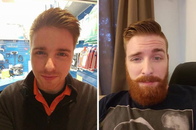 With And Without Beard (29 pics)