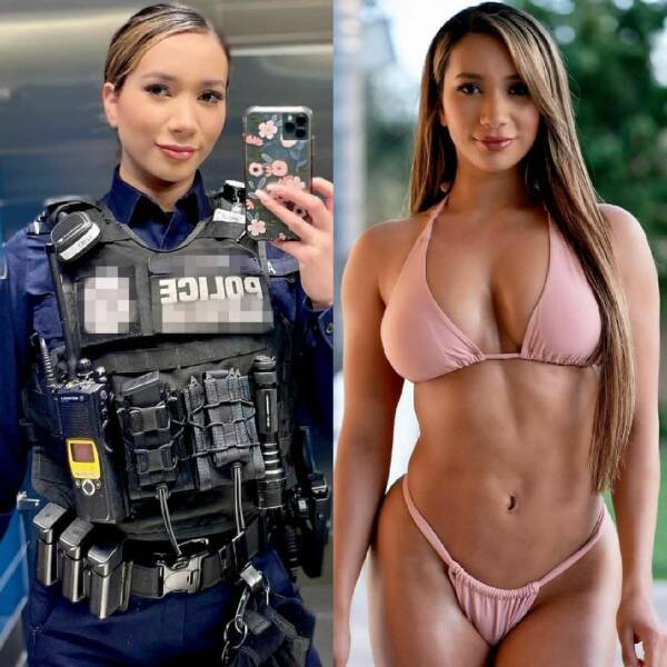 Girls With And Without Uniform (74 pics)