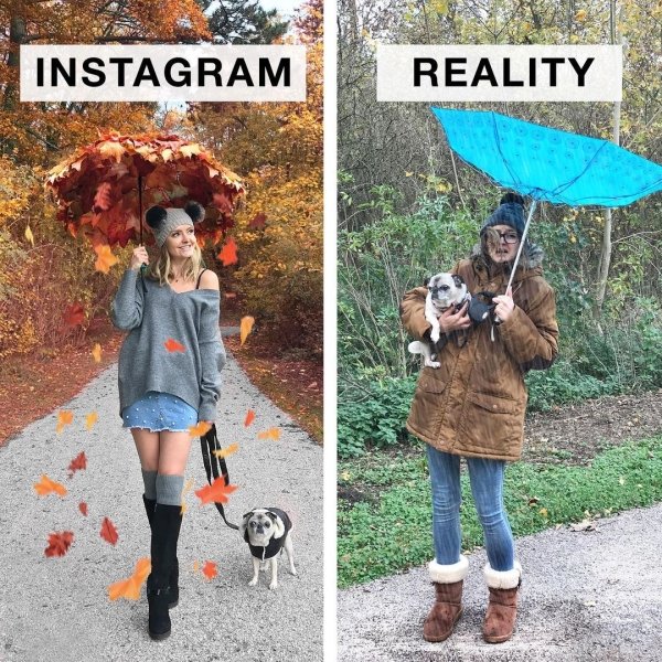 Instagram Against Reality (30 pics)