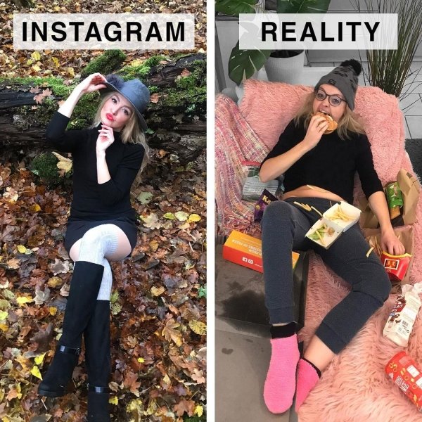 Instagram Against Reality (30 pics)