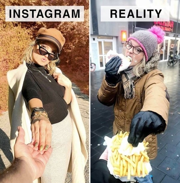 Instagram Against Reality (30 pics)