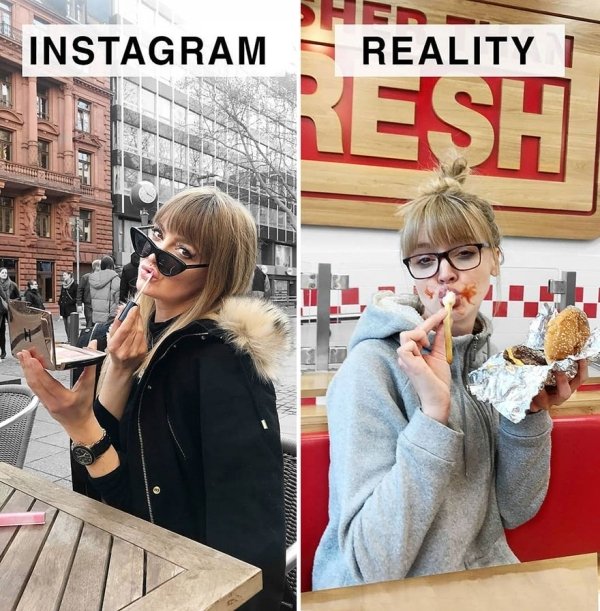 Instagram Against Reality (30 pics)