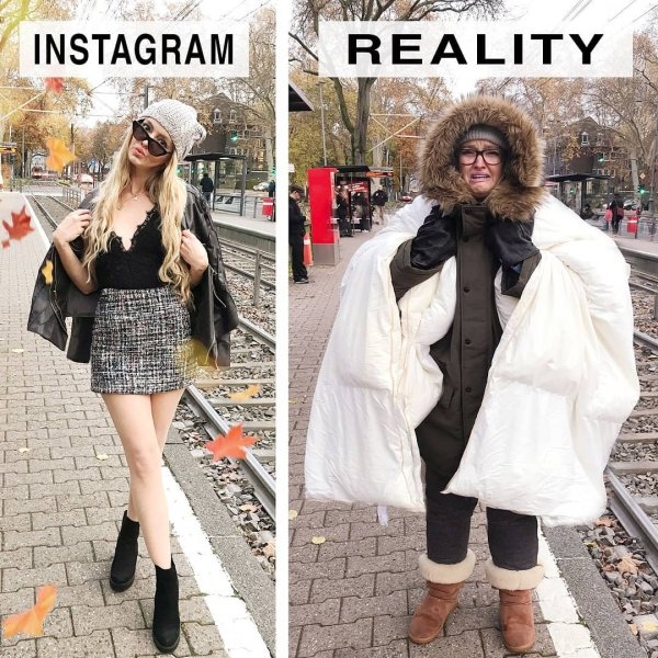 Instagram Against Reality (30 pics)