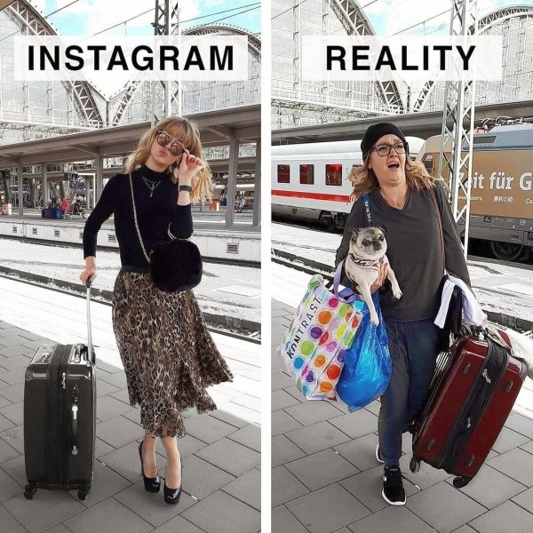 Instagram Against Reality (30 pics)