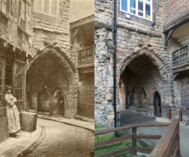Interesting Places In Past And Now (32 pics)