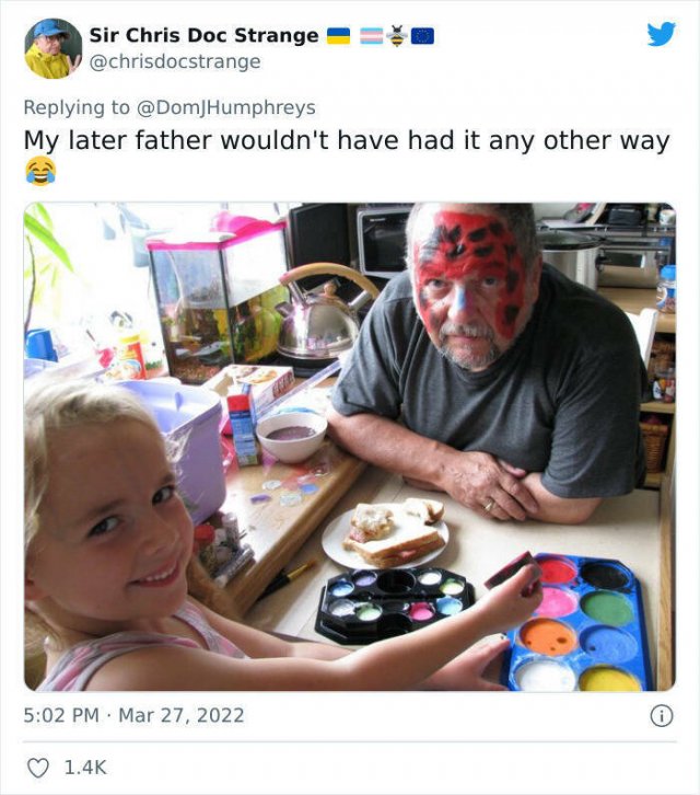 Daughters Decorate Their Dads (30 pics)
