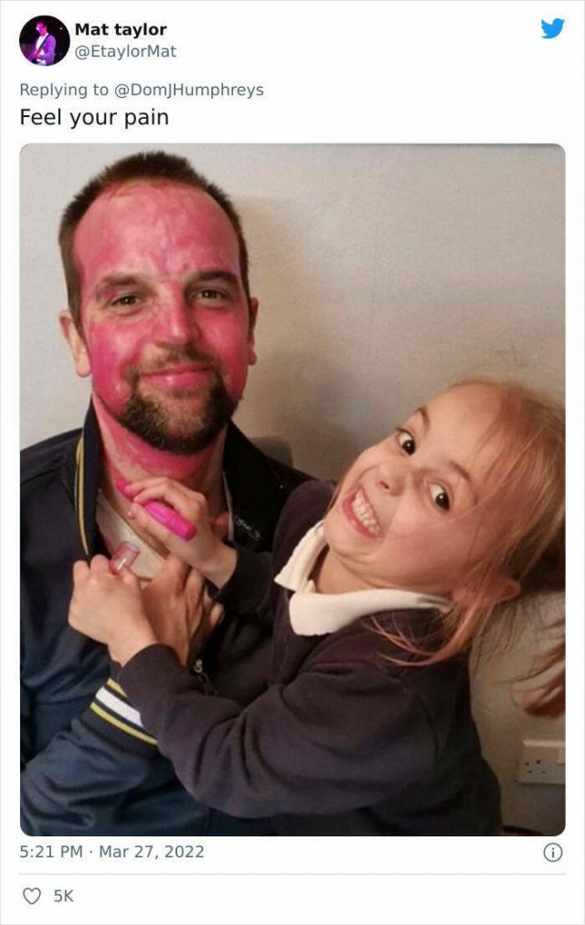 Daughters Decorate Their Dads (30 pics)