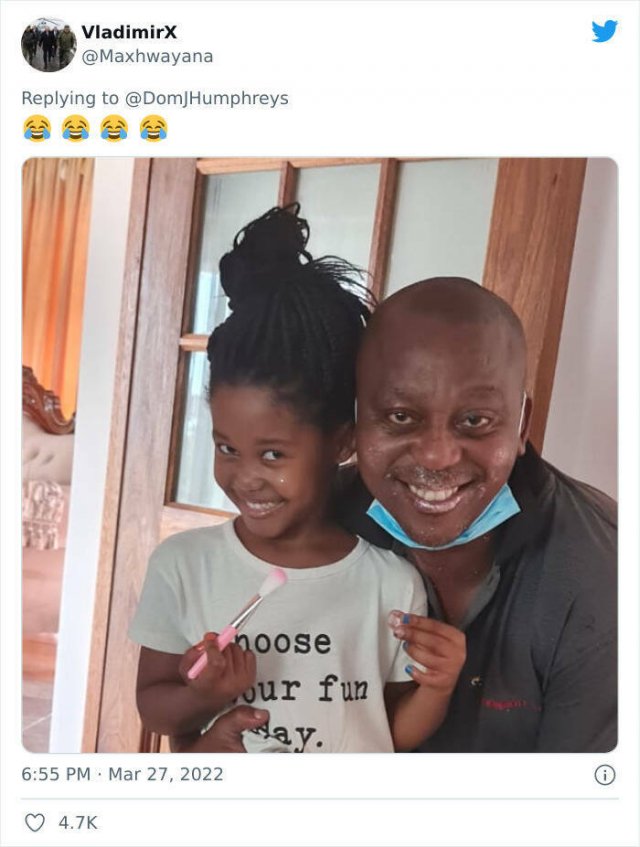 Daughters Decorate Their Dads (30 pics)