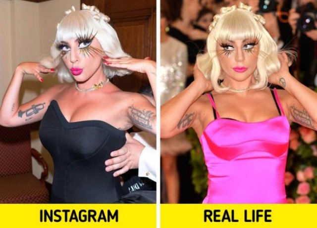 Famous Women In Real Life And In Instagram (18 pics)