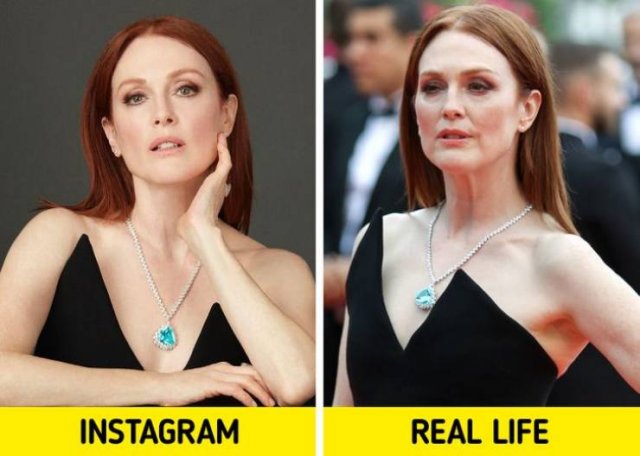 Famous Women In Real Life And In Instagram (18 pics)