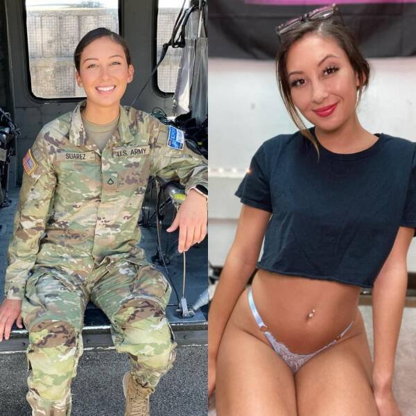 Girls With And Without Uniform (37 pics)