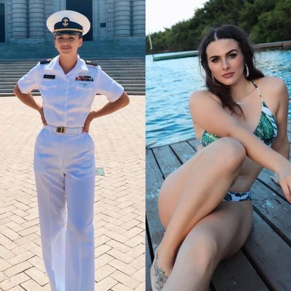 Girls With And Without Uniform (37 pics)