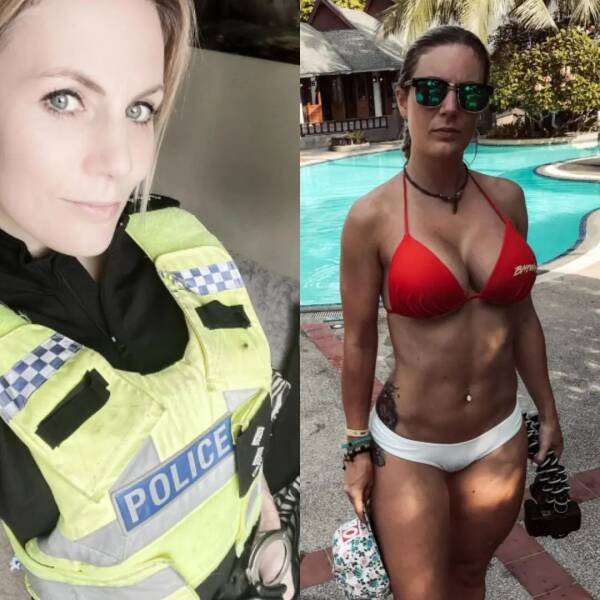 Girls With And Without Uniform (37 pics)