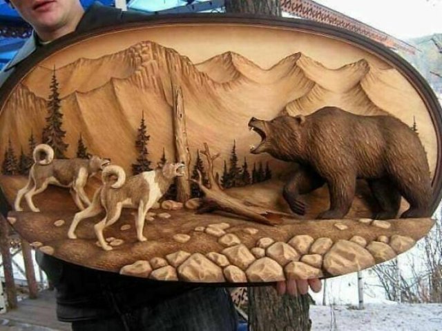 Awesome Woodworking Projects (50 pics)