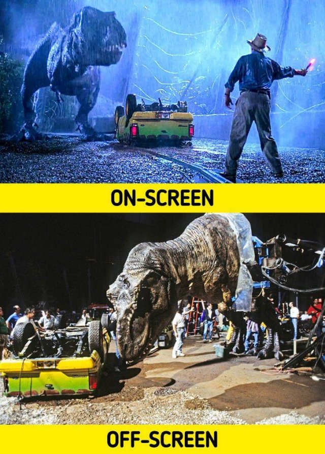 Behind The Scenes Of Famous Movies (17 pics)