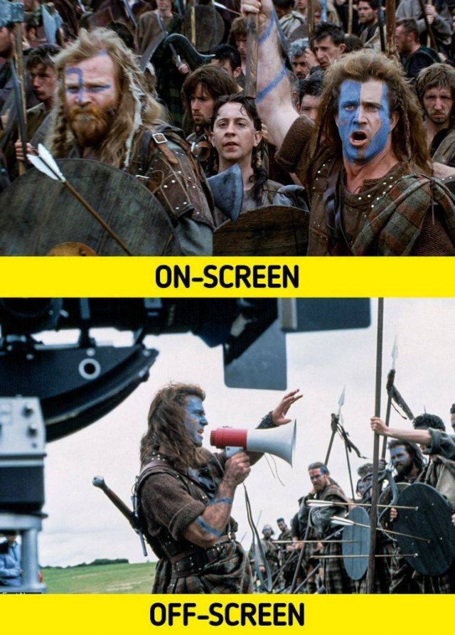 Behind The Scenes Of Famous Movies (17 pics)