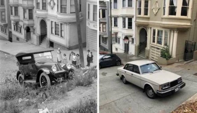 Interesting Places Then And Now (20 pics)