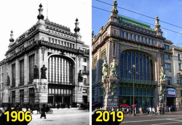 Famous Places In The Past And Now (20 pics)