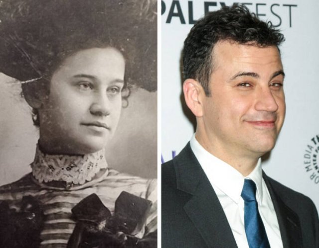 Celebrities Doppelgangers From The Past  (11 pics)