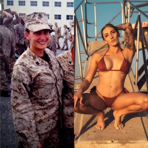 Girls With And Without Uniforms (63 pics)
