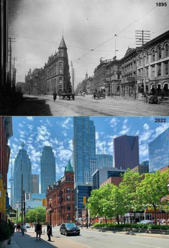 Old Places Then And Now (26 pics)