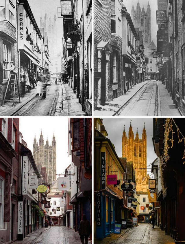 Old Places Then And Now (26 pics)