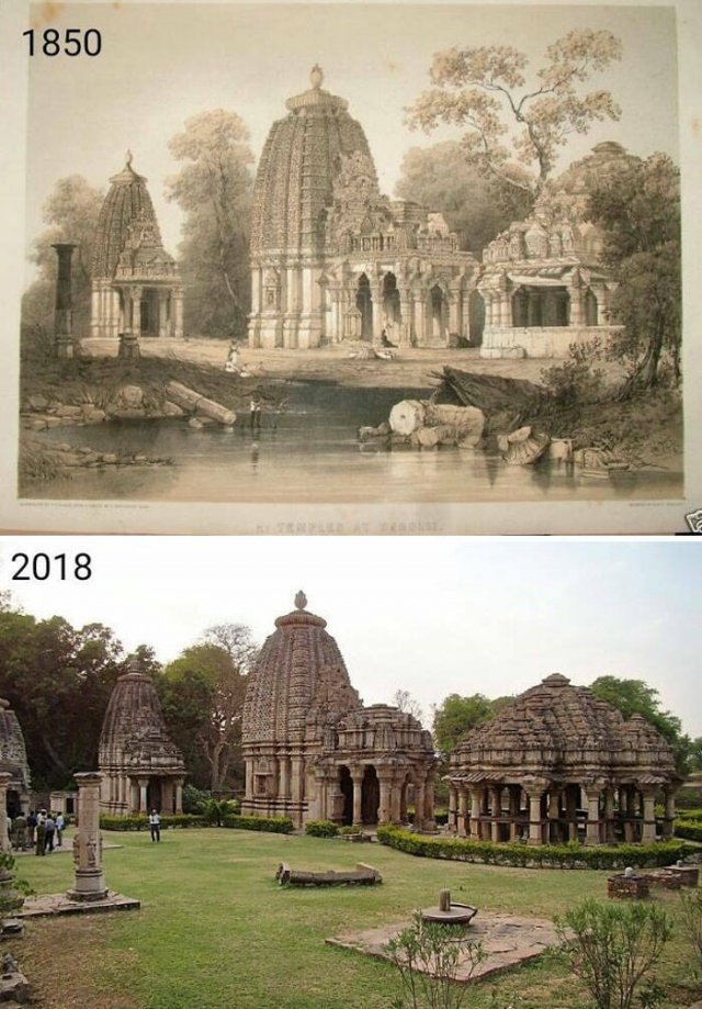 Old Places Then And Now (26 pics)