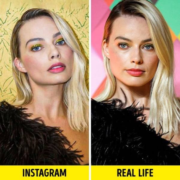 Celebrities In ''Instagram'' And In Real Life (19 pics)