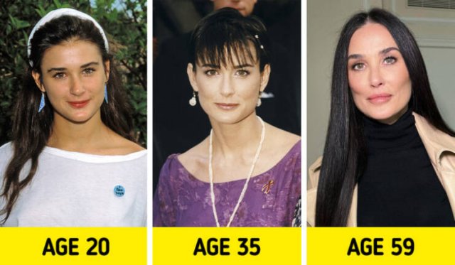 Famous People Who Don't Know About Aging (16 pics)
